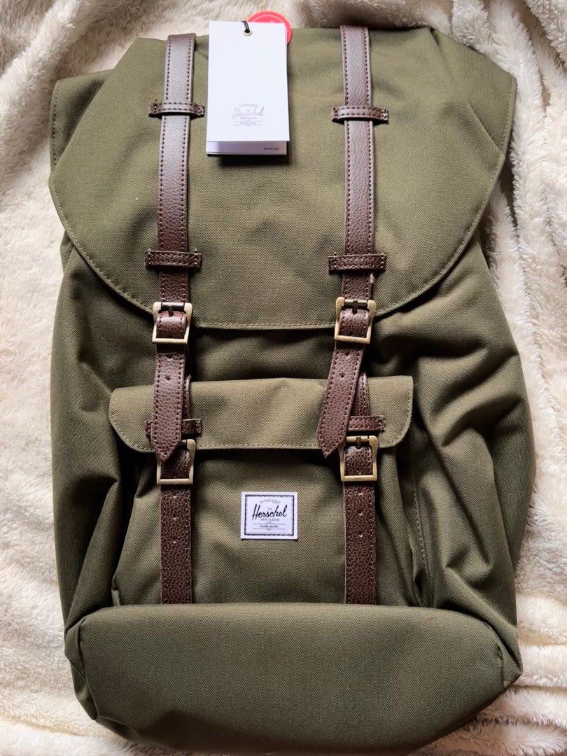 Herschel little america olive green outlet