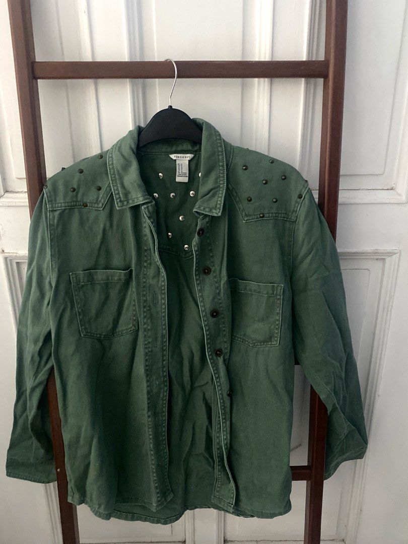Forever 21 store green jacket