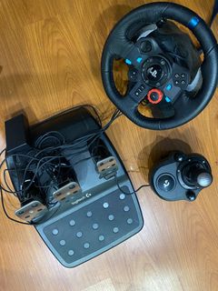logitech g29 driving force racing wheel with driving force shifter