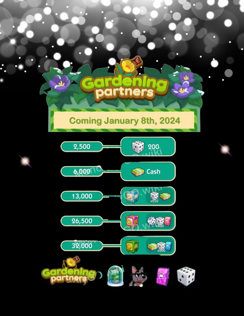 READY !! PRE - ORDER GARDENING Partners Event FULL CARRY