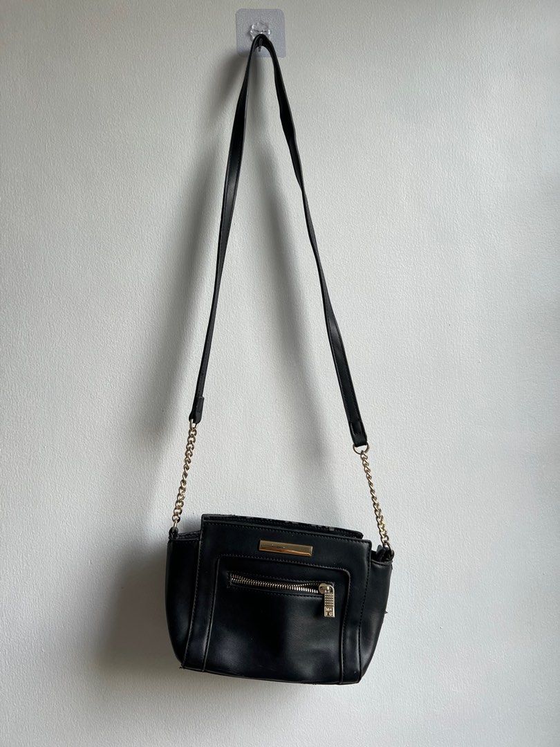 Girbaud sling bag black Women s Fashion Bags Wallets Cross