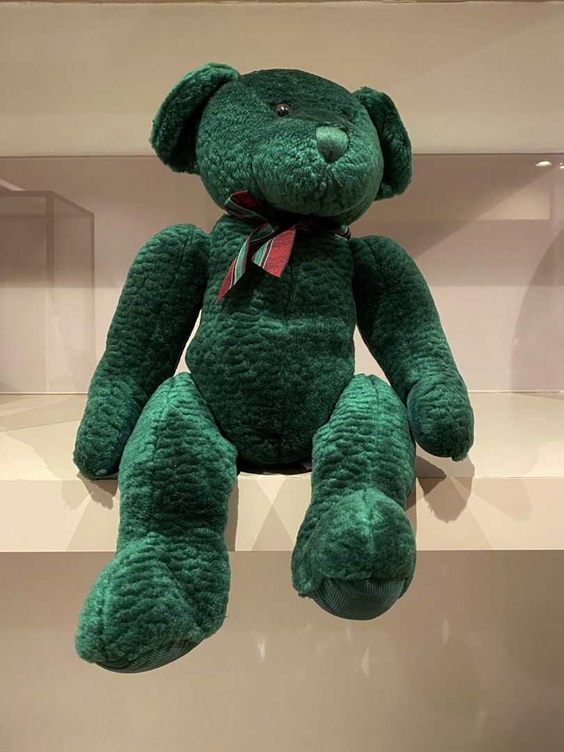 Dark green teddy bear store coat