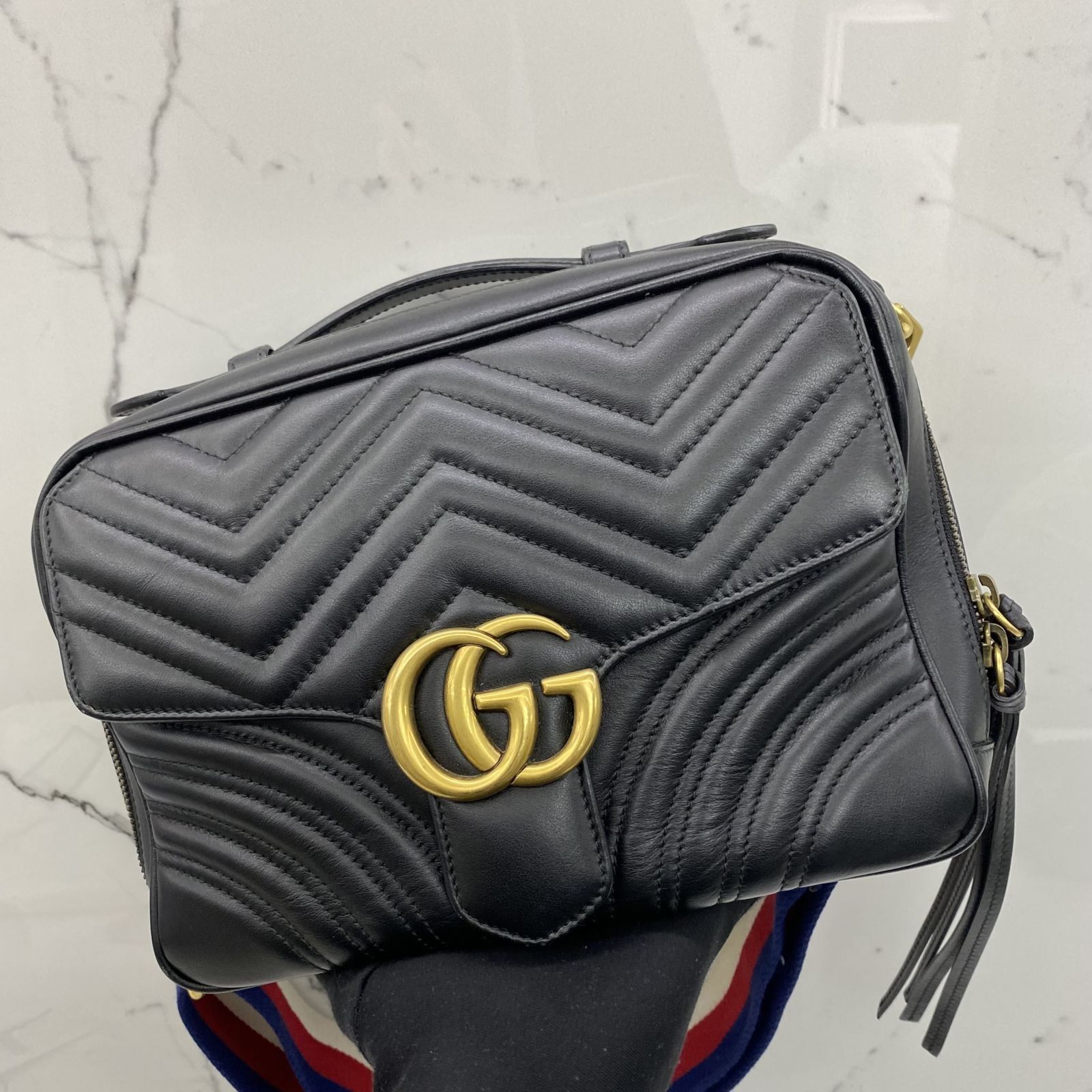 Gg marmont sales top handle