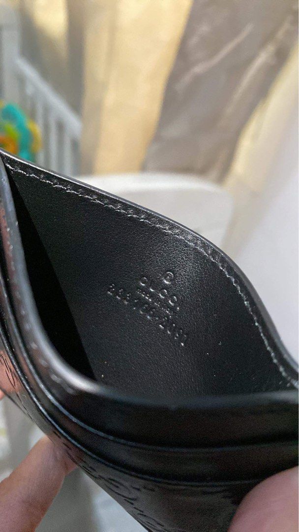 Gucci card holder on sale serial number