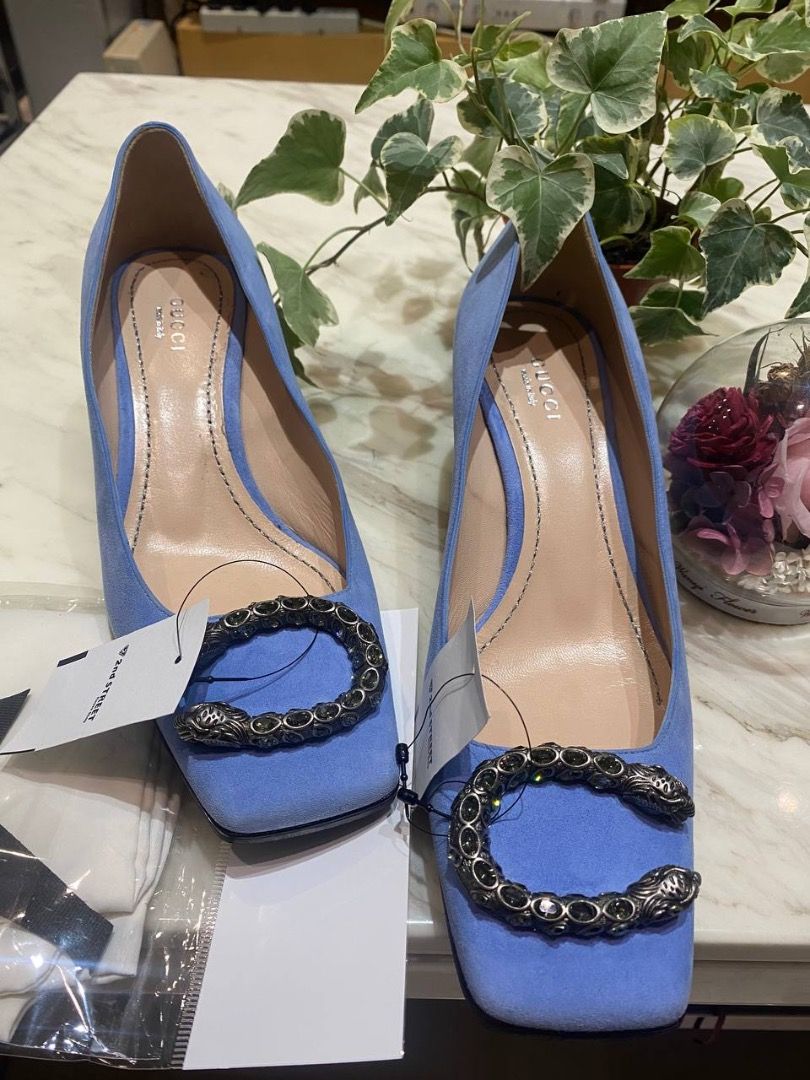 Gucci embellished heels top