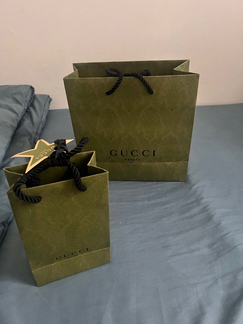 Gucci paper bag