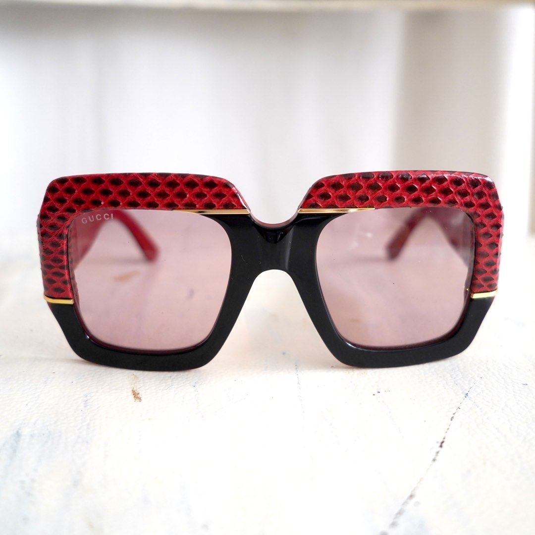 Gucci snakeskin cheap sunglasses