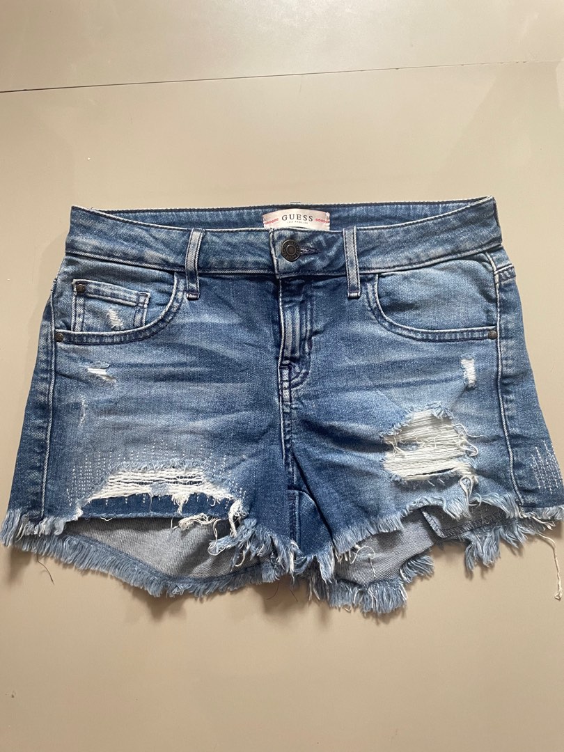 Guess ripped shorts hot sale