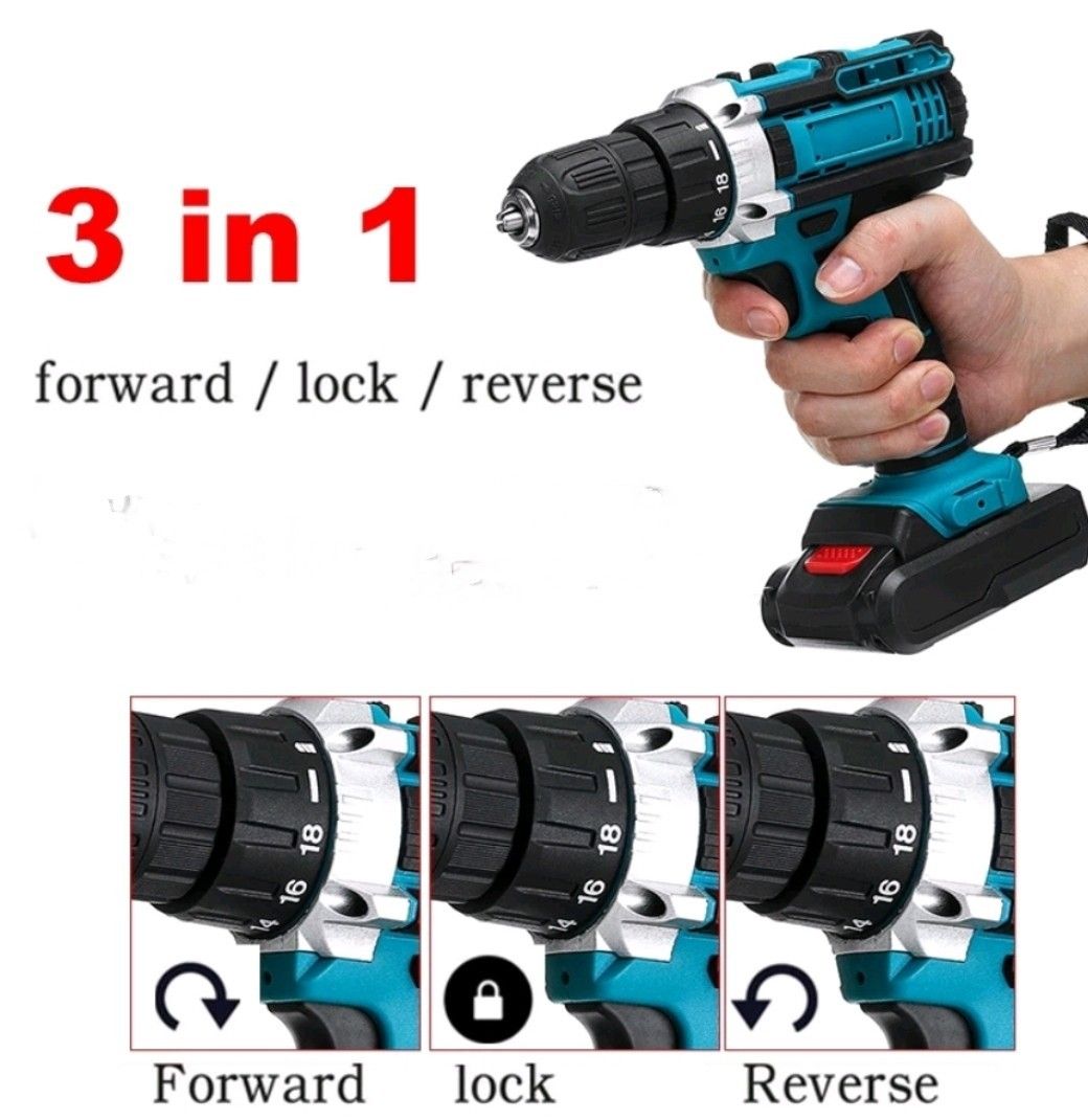 Hammer Drill 48 volt Cordless Furniture Home Living Home