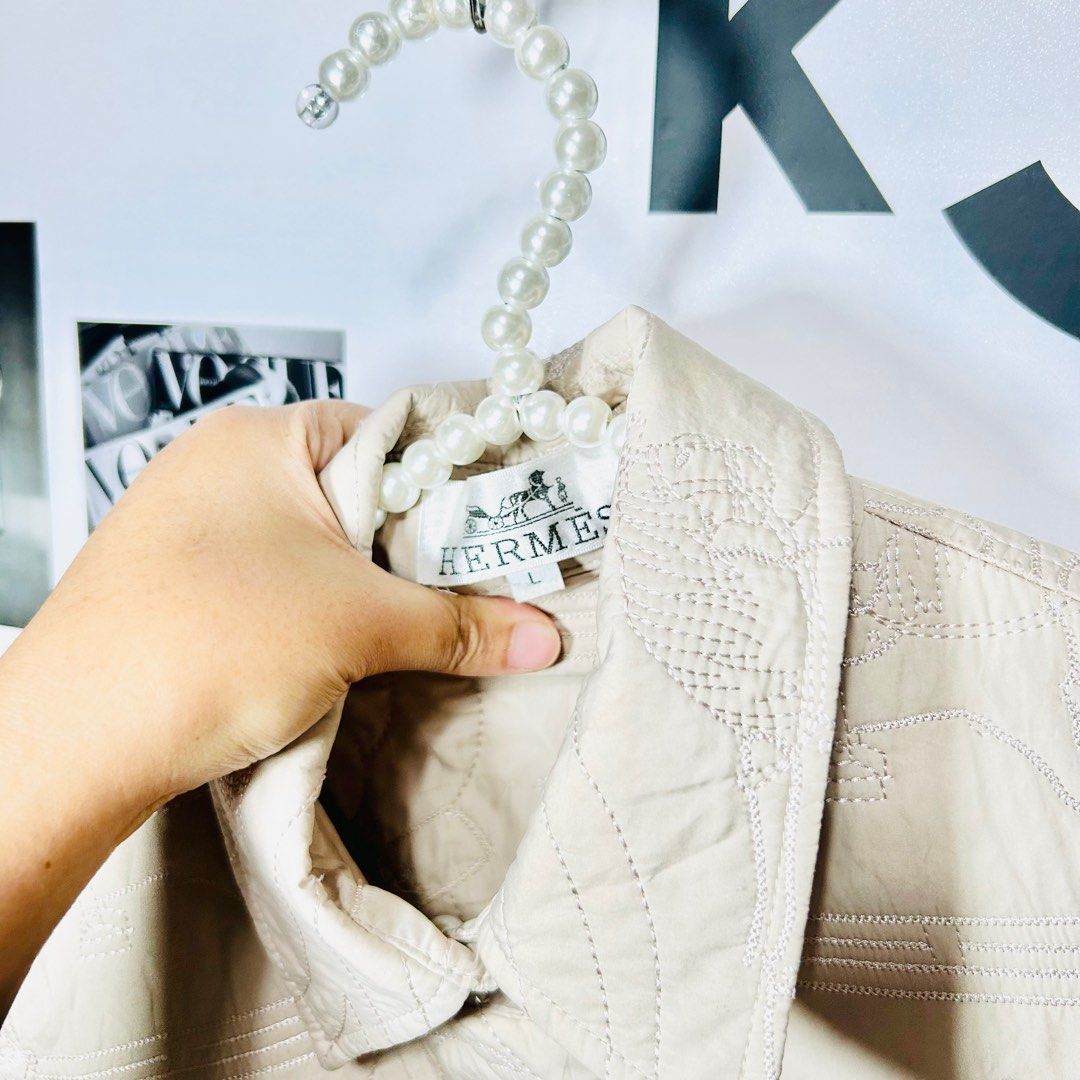 Hermes hotsell quilted jacket