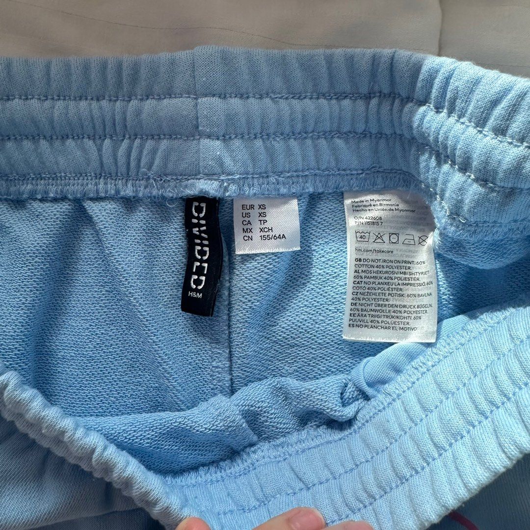 H M divided blue sweatpants Women s Fashion Bottoms Other