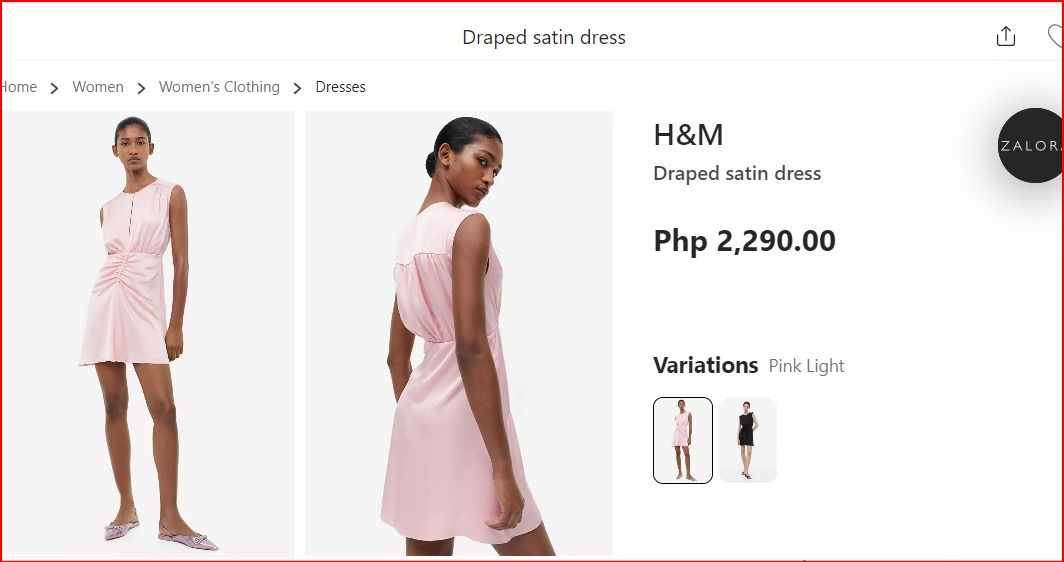 H & m womens dresses top