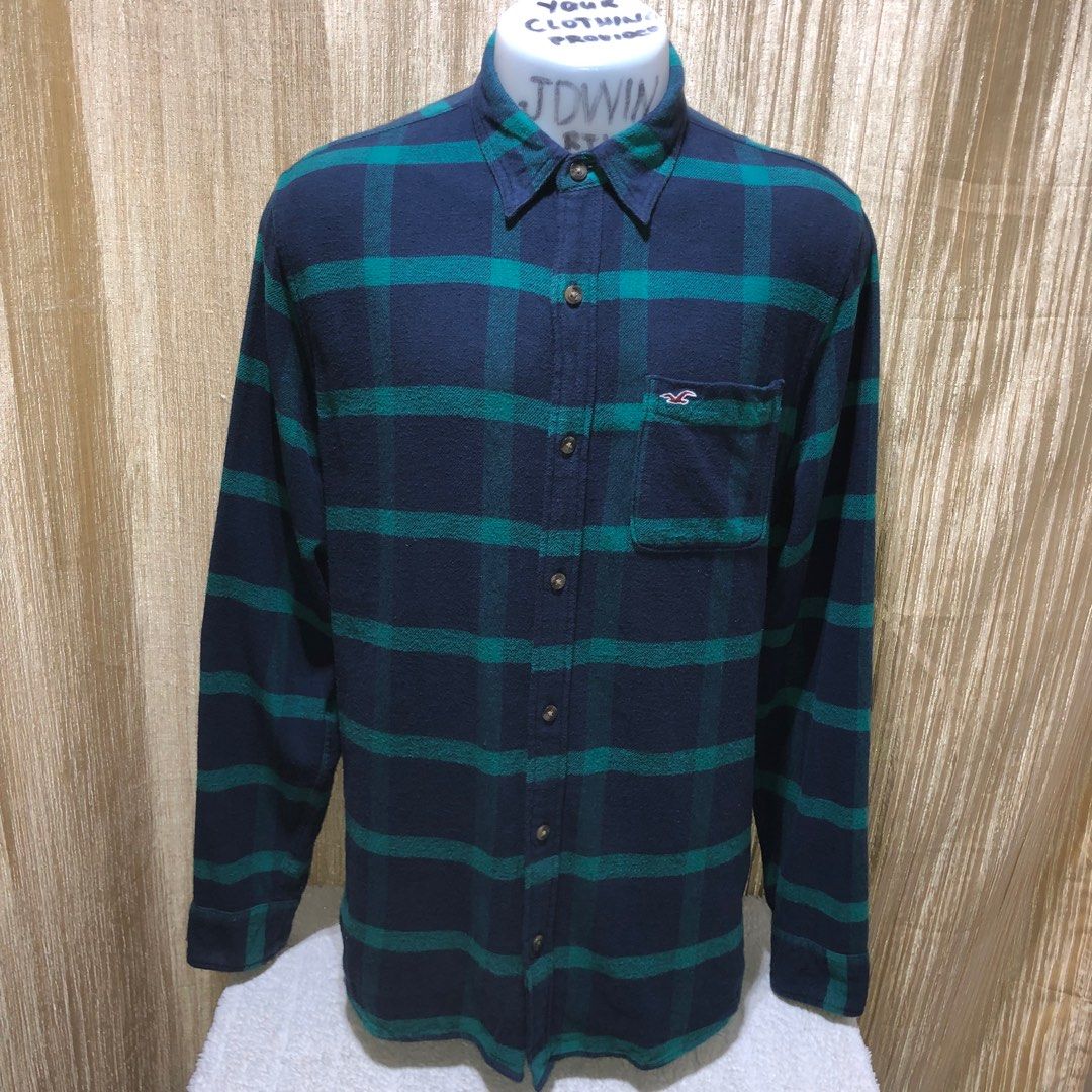 Hollister Men Striped Long Sleeve Shirt, Men's Fashion, Tops & Sets, Formal  Shirts on Carousell