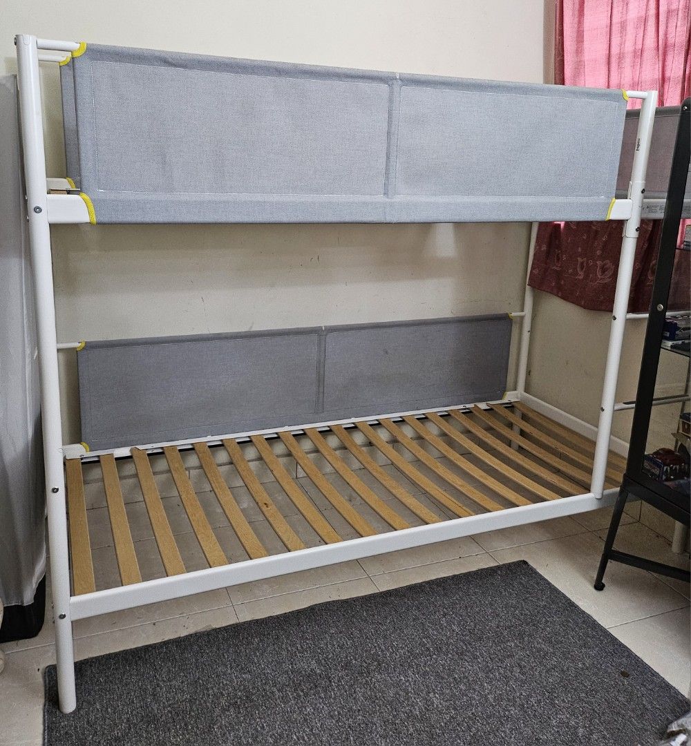 IKEA Vitval Bunk Bed Frame & Mattress, Babies & Kids, Baby Nursery