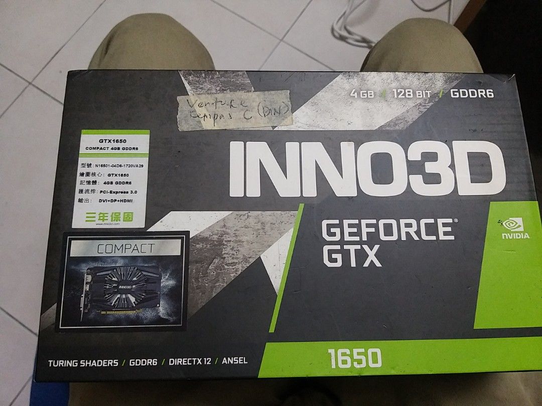 Inno3d geforce gtx 1650 compact on sale