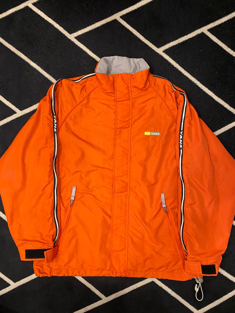 Vans sales orange windbreaker