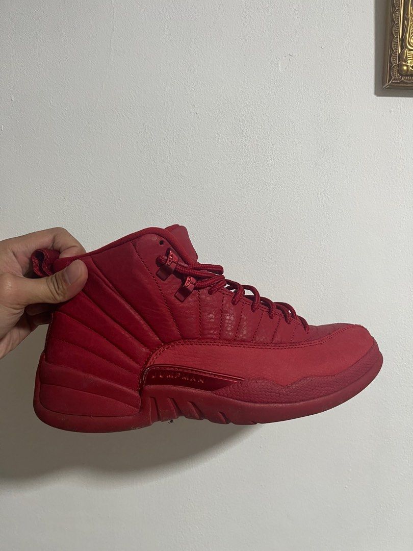 Mens jordan retro 12 on sale gym red