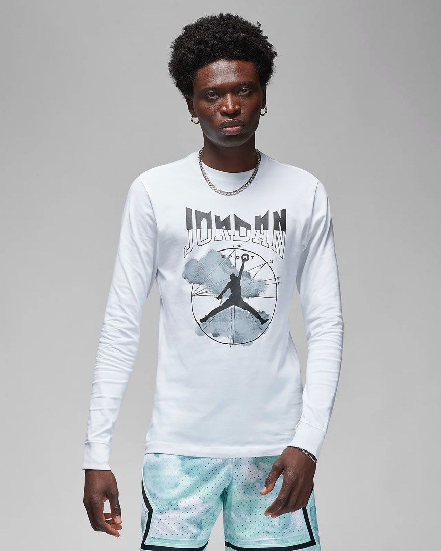 JORDAN SPORT MEN LONG SLEEVE T SHIRT Men s Fashion Tops Sets