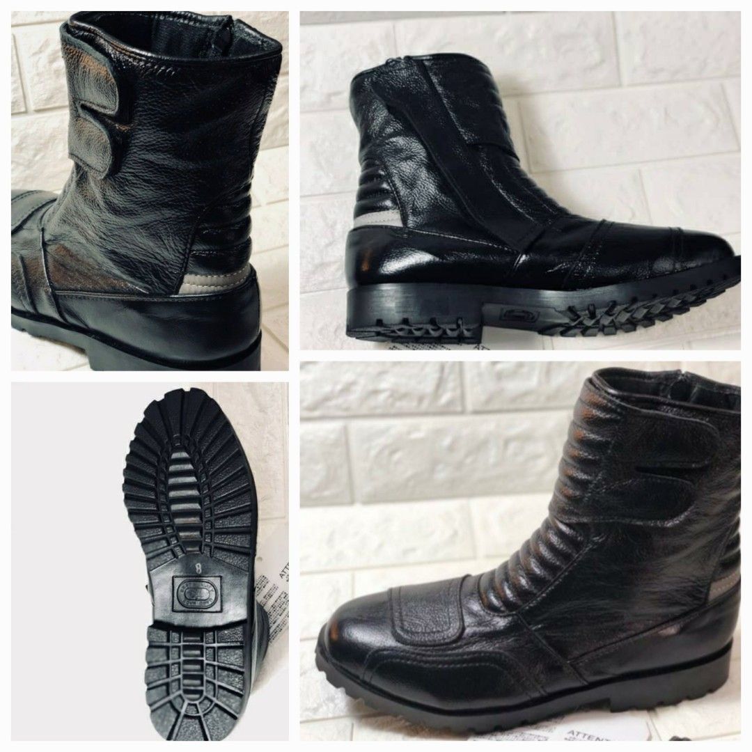 Kasut kulit motor Men s Fashion Footwear Boots on Carousell