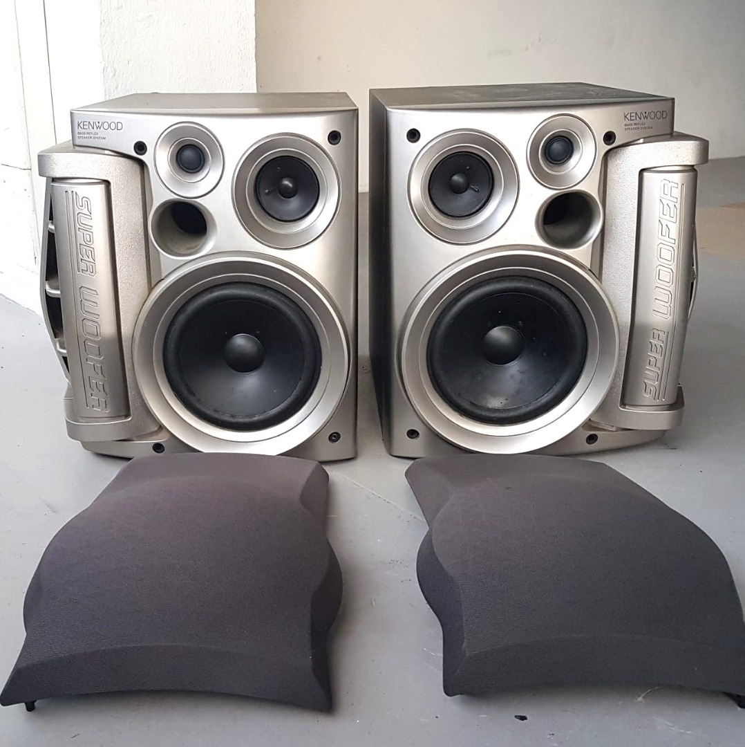 Kenwood 3 way Loudspeakers 205 Watts each Model LS N851 Speaker