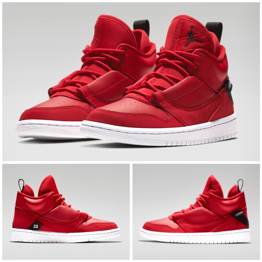 Kid toddler Nike Air Jordan 23 Fadeaway Shoes Gym Red WhiteNIKE