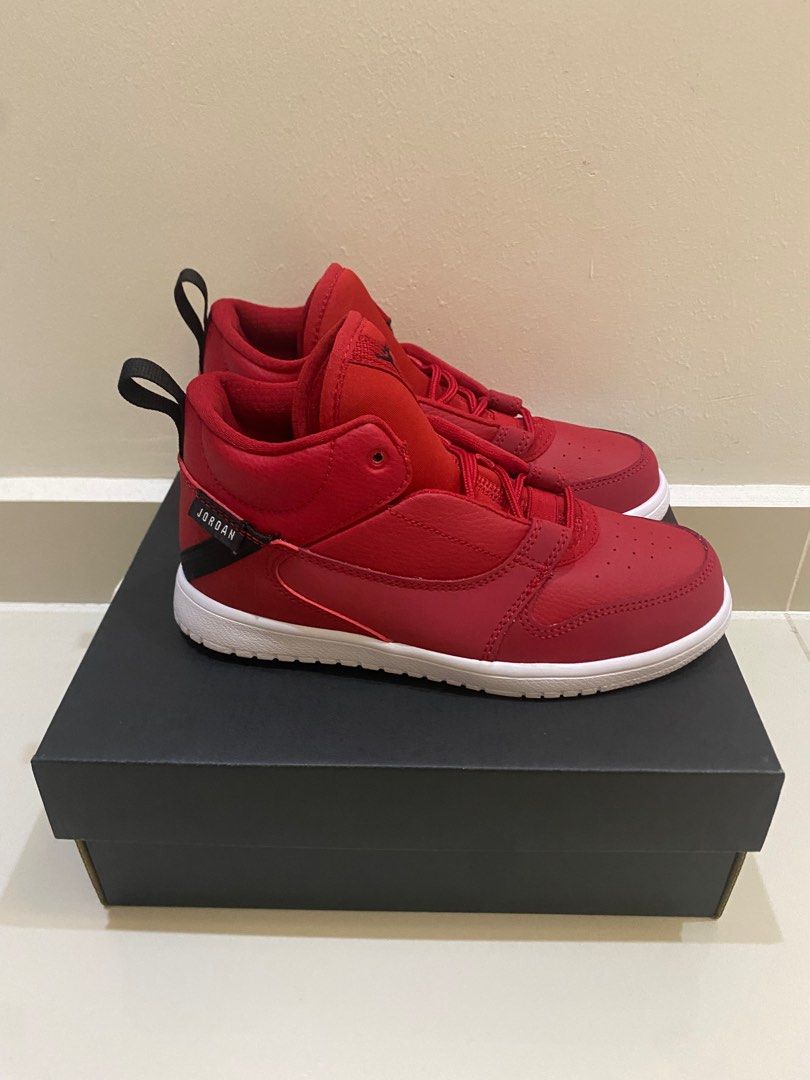 Red jordans for toddlers shop