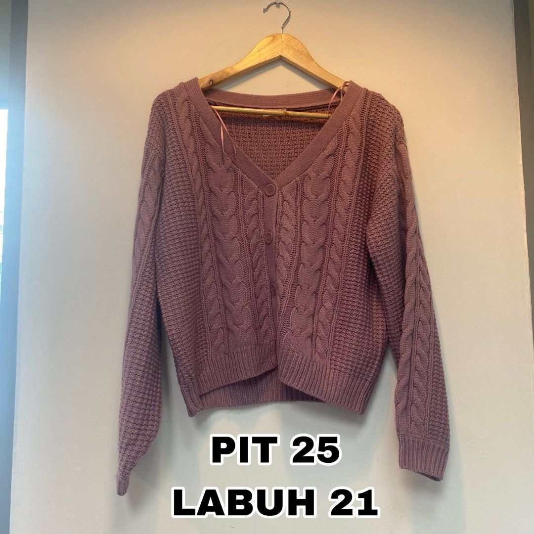 Dusty purple cardigan online