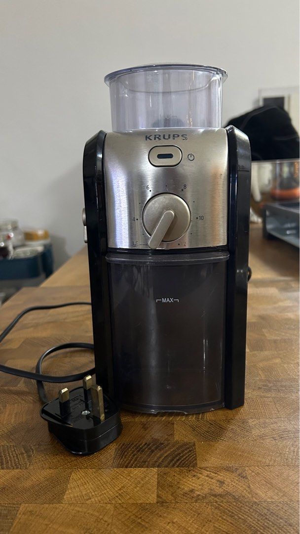 Krups Burr Coffee Grinder, TV & Home Appliances, Kitchen Appliances, Coffee Machines & Makers on