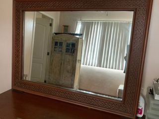 Large Mirror and console table/Vanity Dresser
