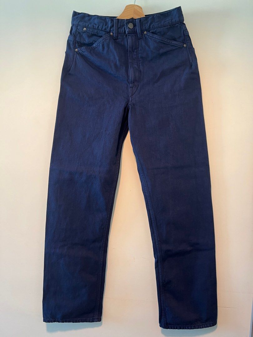 Lemaire Curved 5 Pocket Pants Heavy Garment Dyed Denim Jeans, 男裝, 褲＆半截裙,  牛仔褲- Carousell