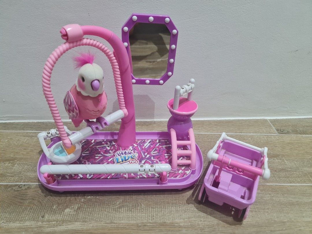 Little live pets cleverkeet pink top