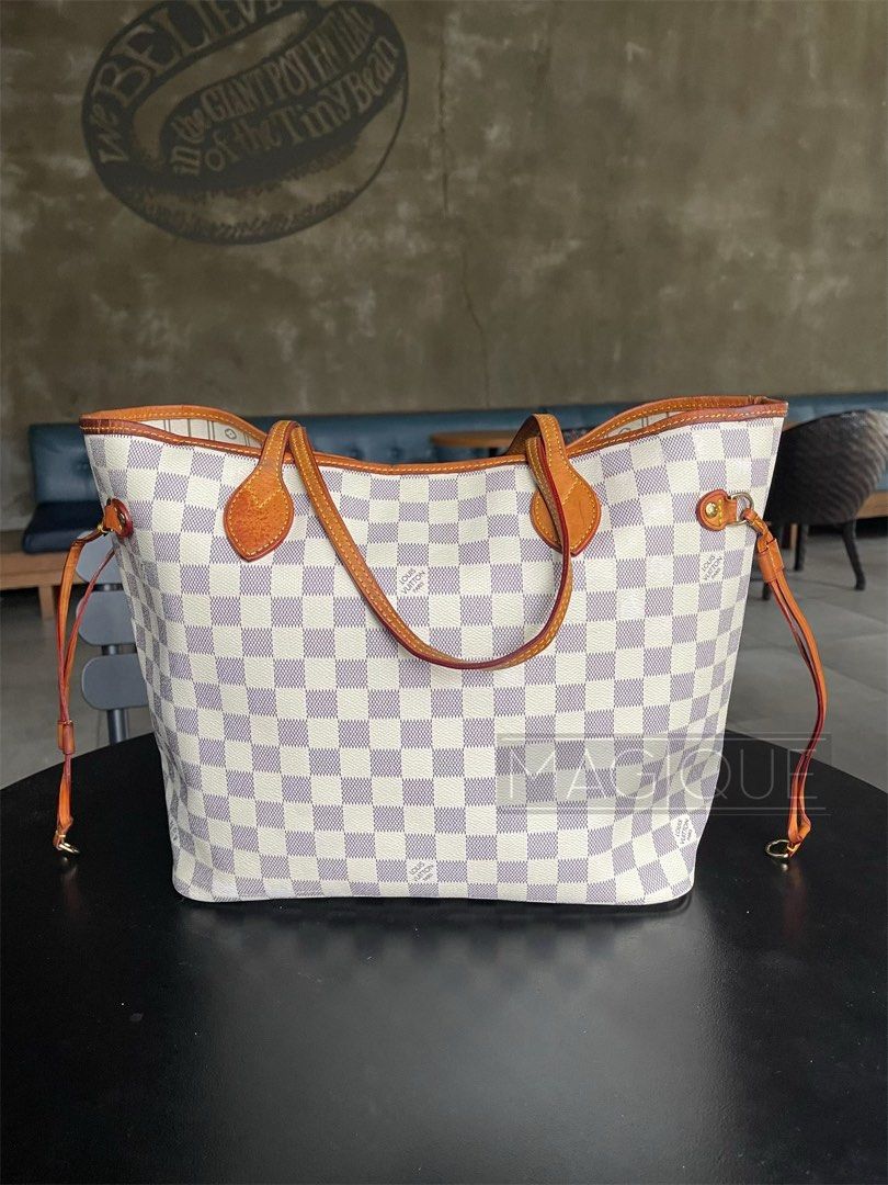 Lv neverfull damier azur cheap