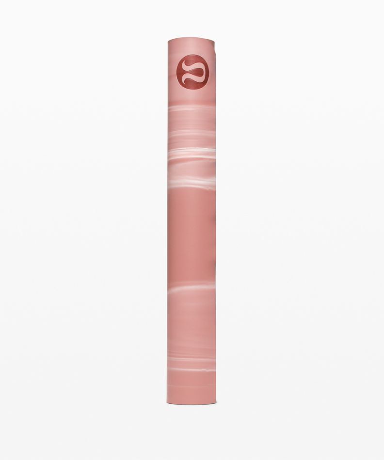 Lululemon The Reversible Mat 5mm - Misty Mauve / Porcelain Pink