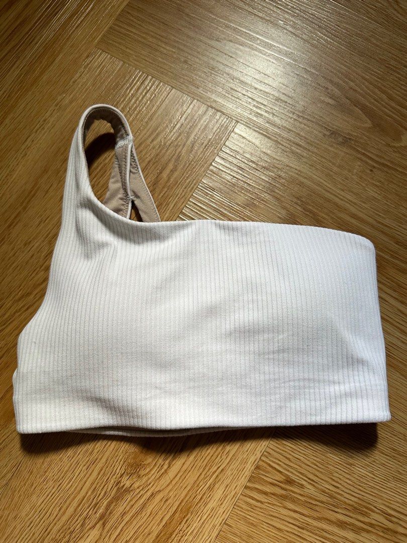 Lululemon Ribbed Nulu Asymmetrical Yoga Bra Light Support, A/B Cup, Women's  Fashion, Activewear on Carousell