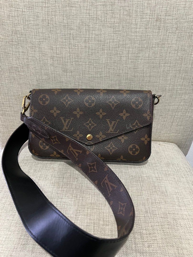 LV Felicie Pochette Mono Strap Go