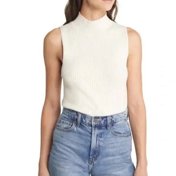 White sweater tank hot sale
