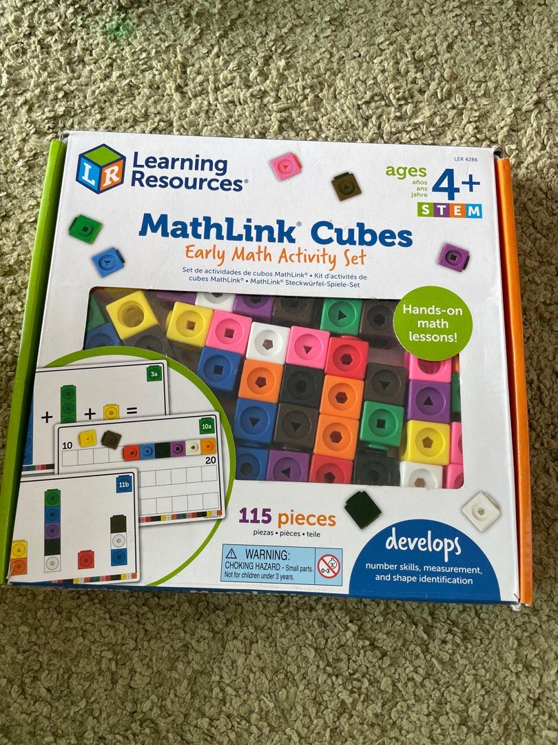 Mathiling Cubes Mathlink Cubes, Hobbies & Toys, Toys & Games on Carousell
