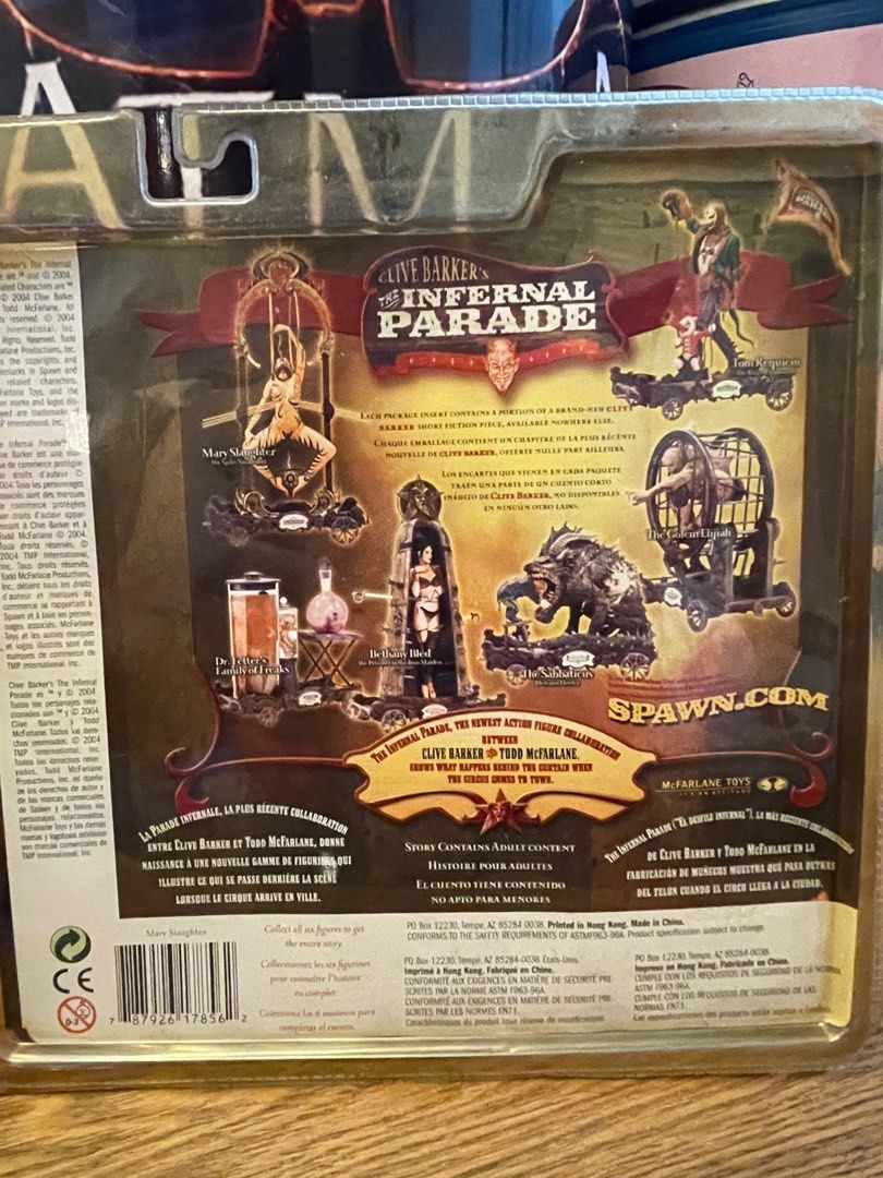 McFarlane Toys Clive Barker Infernal Parade Mary Slaughter Action McFarlane Toys Clive Barker Infernal Parade Mary Slaughter Action