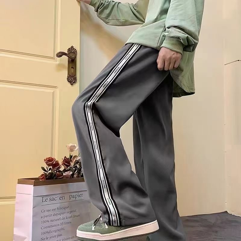 Wide bottom track pants top