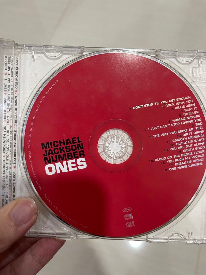 Michael Jackson Number Ones Hobbies Toys Music Media CDs DVDs michael-jackson-number-ones-hobbies-toys-music-media-cds-dvds