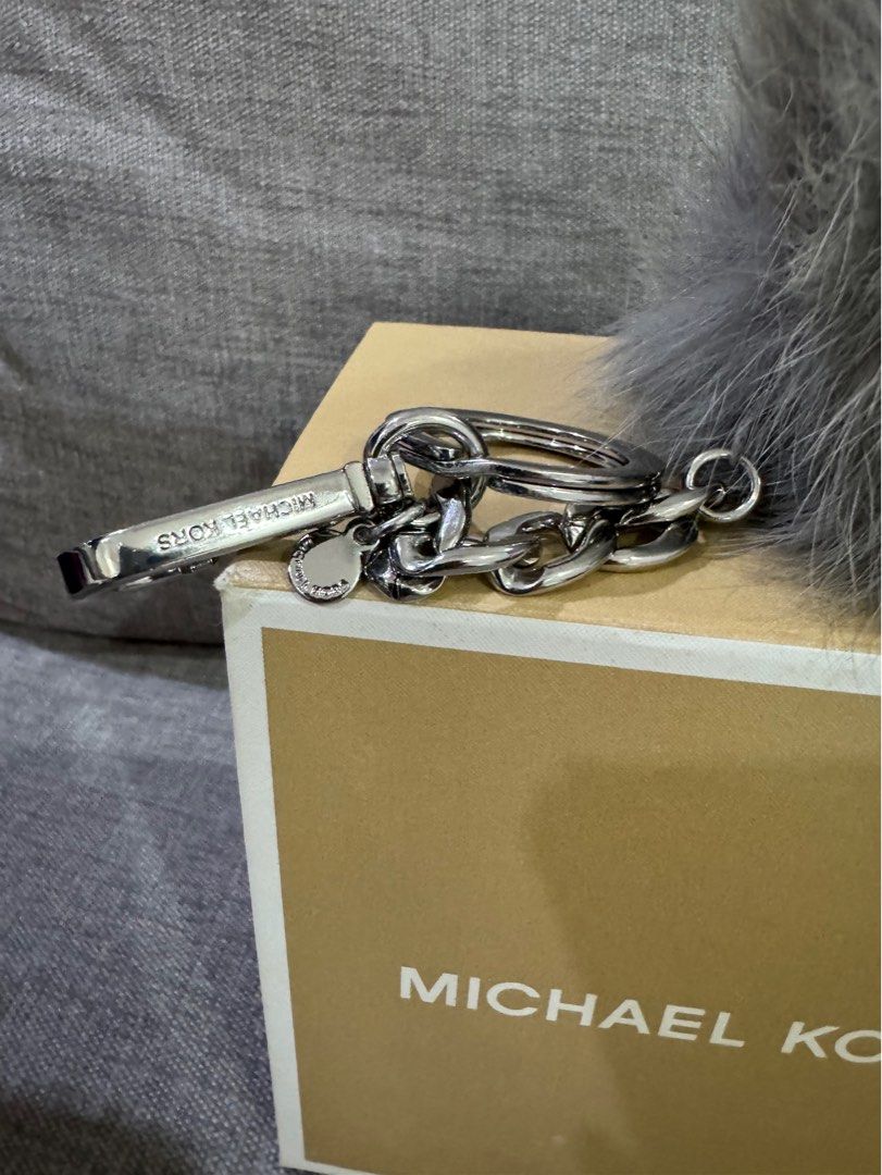 Mk pom pom keychain sale