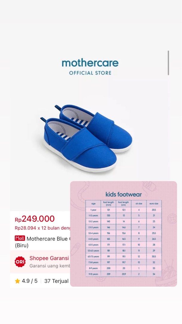 9 jnr shoe size online