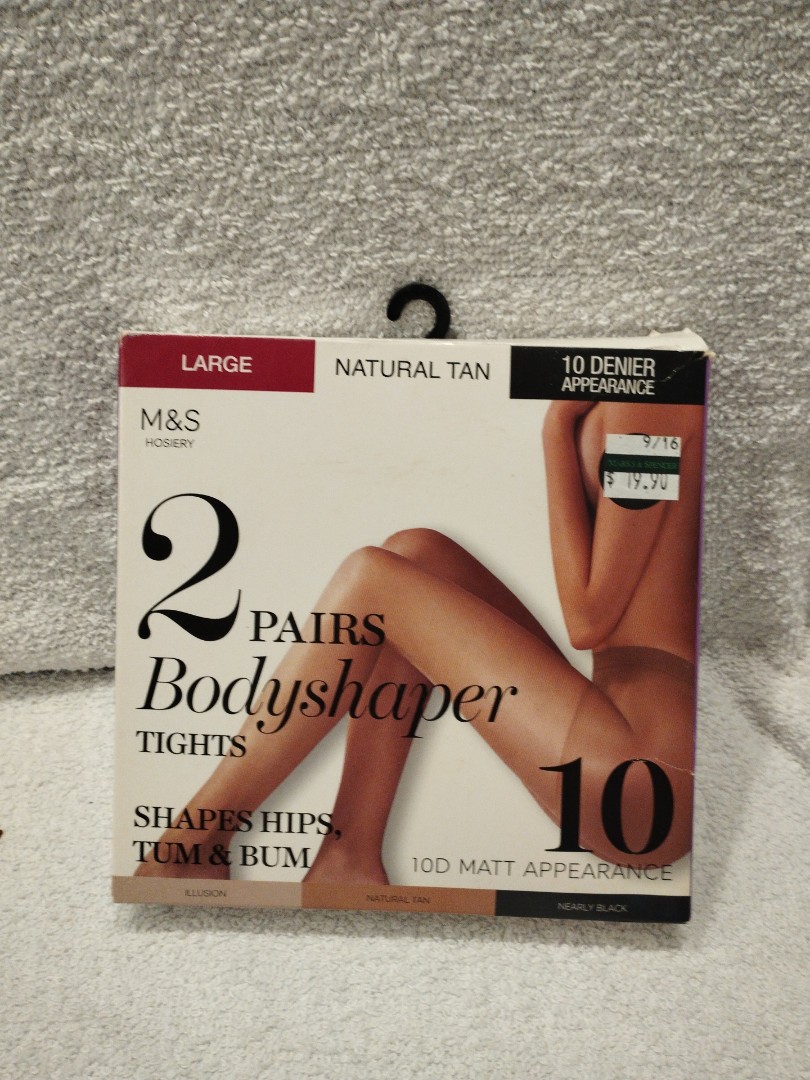 PRICE DROP: M&S Hosiery Bodyshaper Tights 2 Pairs, Women's Fashion,  Bottoms, Jeans & Leggings on Carousell