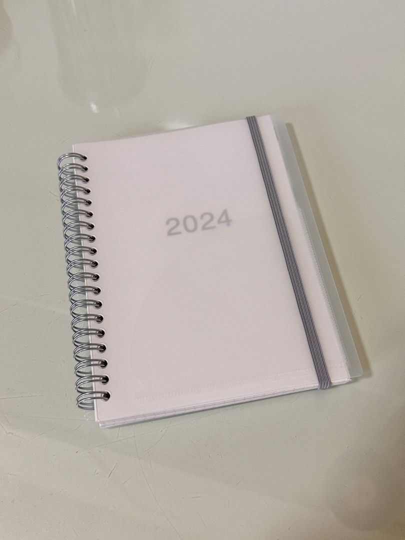 muji 2024 planner, Hobbies & Toys, Stationery & Craft, Stationery