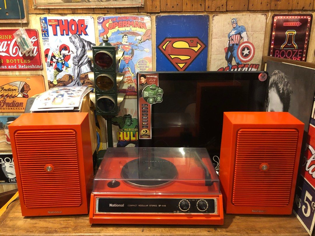 National Turntable Compact Modular Stereo SF-448 Model