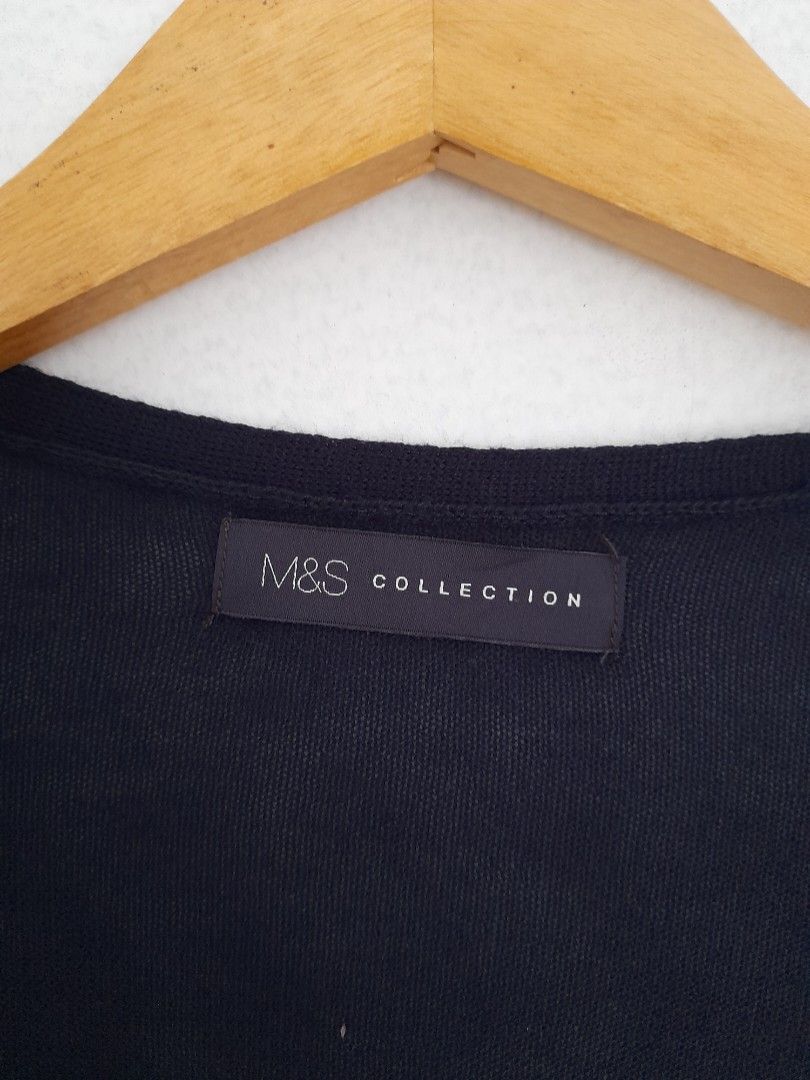 Navy store cardigan m&s