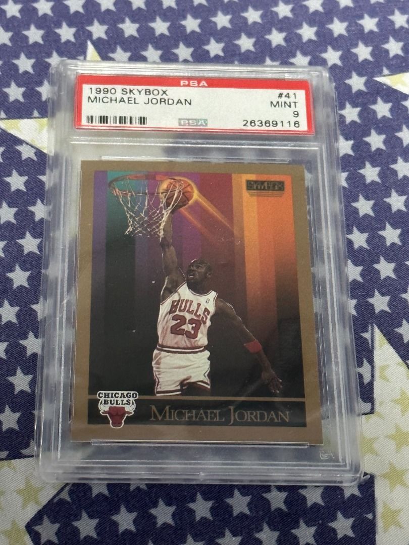 NBA Card - 1990 Skybox Michael Jordan PSA 9, 運動產品, 運動與體育