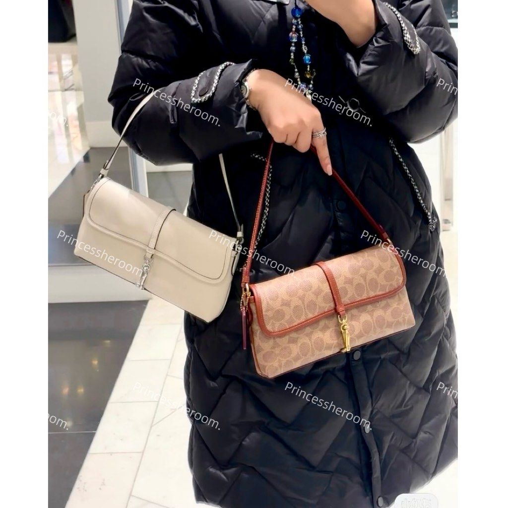 New Coach Original CP130 Hamptons Bag in Signature Canvas