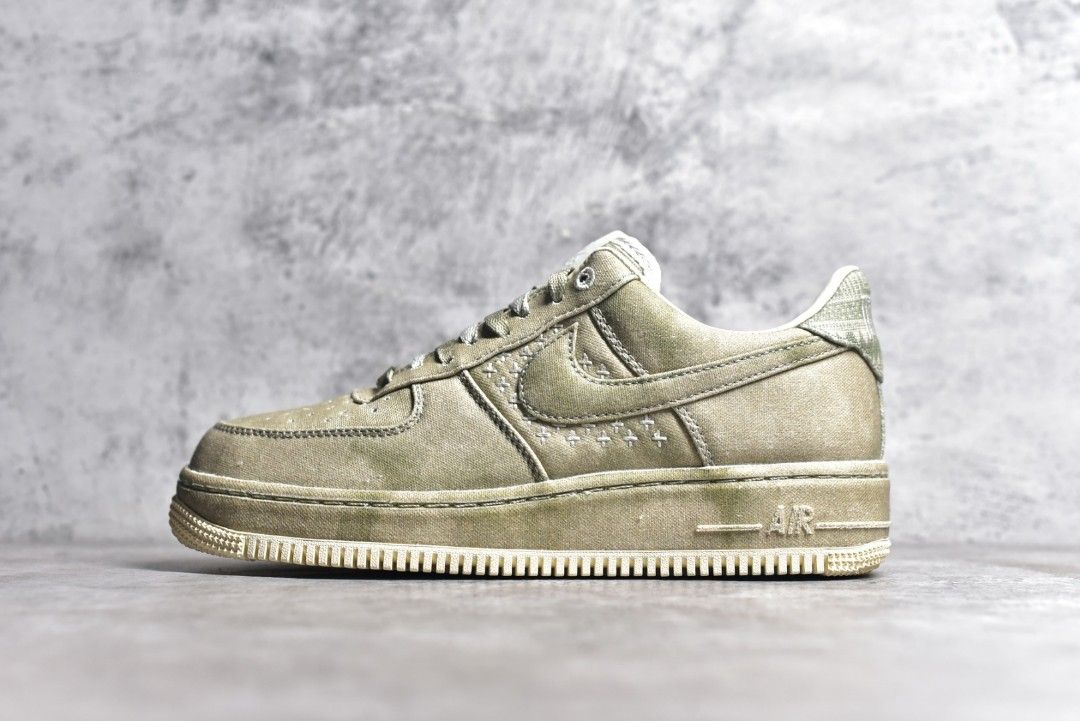 Air force on sale one olive canvas