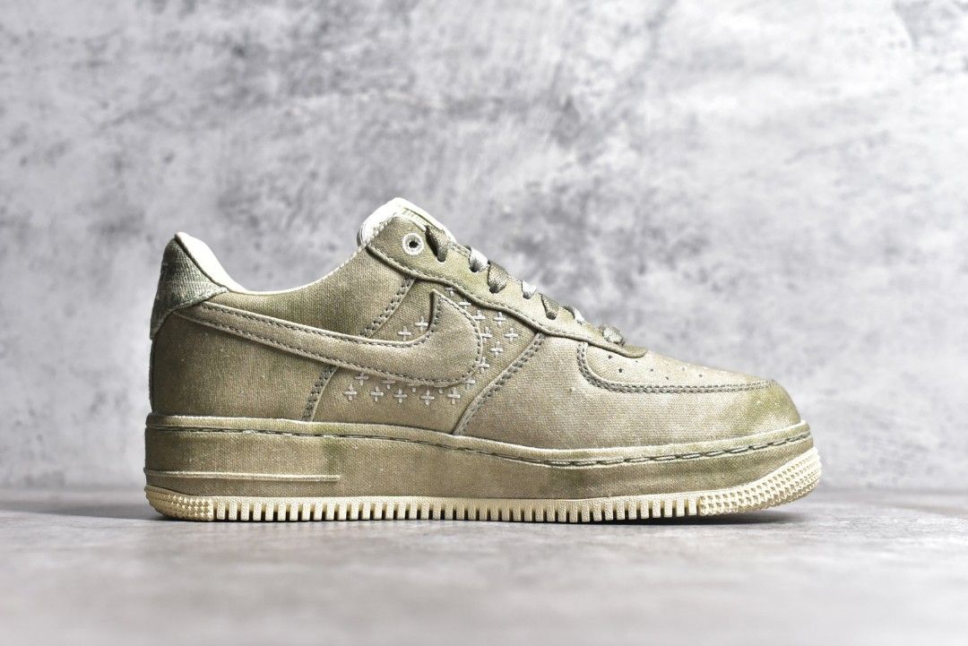 Olive canvas nike air force 1 new arrivals